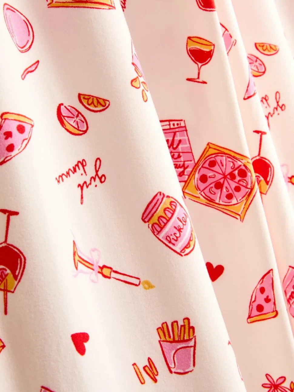 Boyfriend-Schlafanzug mit Print