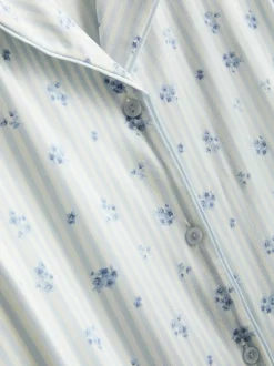 Boyfriend-Schlafanzug mit Print