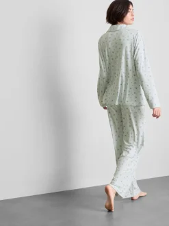 Boyfriend-Schlafanzug mit Print