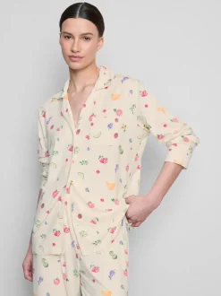 Boyfriend-Schlafanzug mit Print