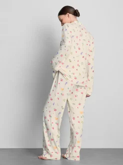 Boyfriend-Schlafanzug mit Print