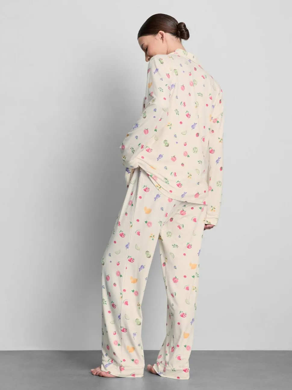 Boyfriend-Schlafanzug mit Print