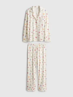 Boyfriend-Schlafanzug mit Print