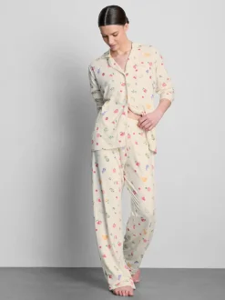 Boyfriend-Schlafanzug mit Print