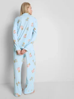 Boyfriend-Schlafanzug mit Print