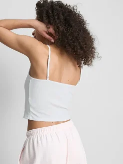 Bralette-BH mit hohem Baumwollanteil und V-Ausschnitt