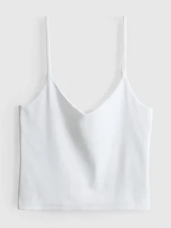 Bralette-BH mit hohem Baumwollanteil und V-Ausschnitt