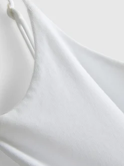 Bralette-BH mit hohem Baumwollanteil und V-Ausschnitt