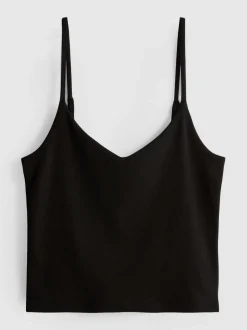 Bralette-BH mit hohem Baumwollanteil und V-Ausschnitt