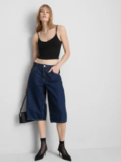 Bralette-BH mit hohem Baumwollanteil und V-Ausschnitt