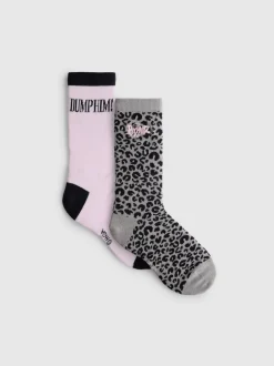 „Bratz“ Crew-Socken aus reiner Baumwolle, 2er-Pack