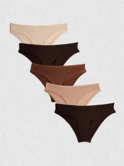 Brazil-Slips aus Mikrofaser, 5er-Pack