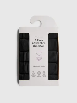 Brazil-Slips aus Mikrofaser, 5er-Pack