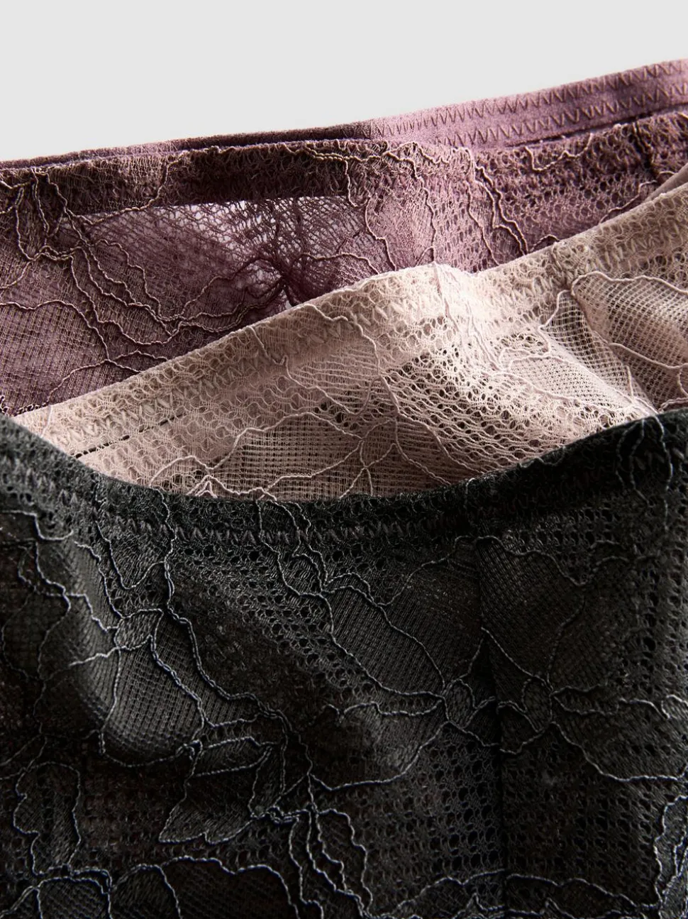 Brazil-Slips mit Spitze, 3er-Pack