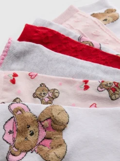 Bären-Söckchen mit hohem Baumwollanteil, 7er-Pack