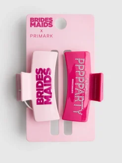 „Bridesmaids“ Haarklammern, 2er-Pack
