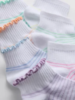 Bunt gestreifte Söckchen, 7er-Pack