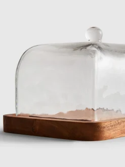 Butterdose aus Glas