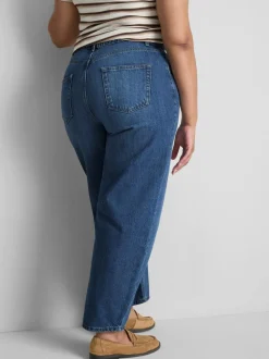 „By Coleen“ Barrel-Jeans aus Baumwoll-Denim