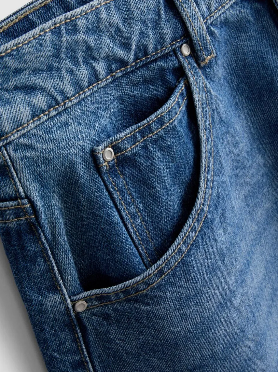 „By Coleen“ Barrel-Jeans aus Baumwoll-Denim
