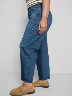 „By Coleen“ Barrel-Jeans aus Baumwoll-Denim