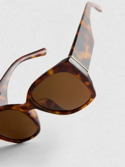 „By Coleen“ Cateye-Sonnenbrille in Schildpattoptik