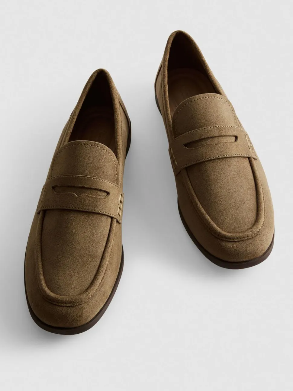 „By Coleen“ Pennyloafer in Wildleder-Optik