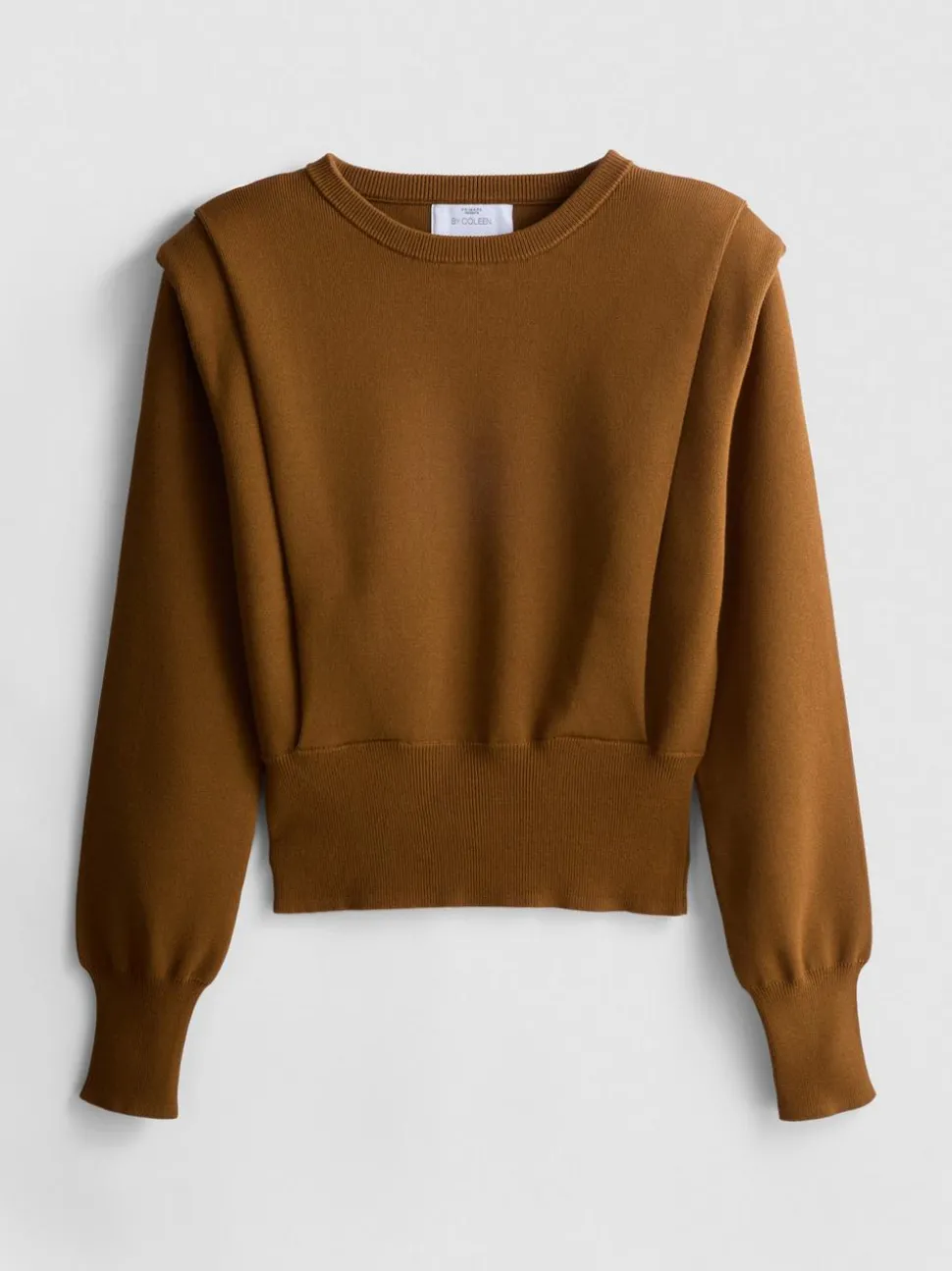 „By Coleen“ Pullover mit strukturierten Schultern
