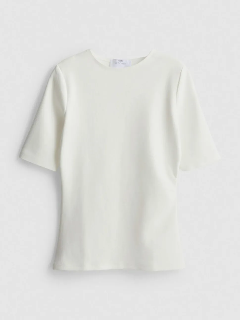 „By Coleen“ T-Shirt mit Raffung und hohem Baumwollanteil