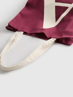 Canvas-Einkaufstasche mit Initialen
