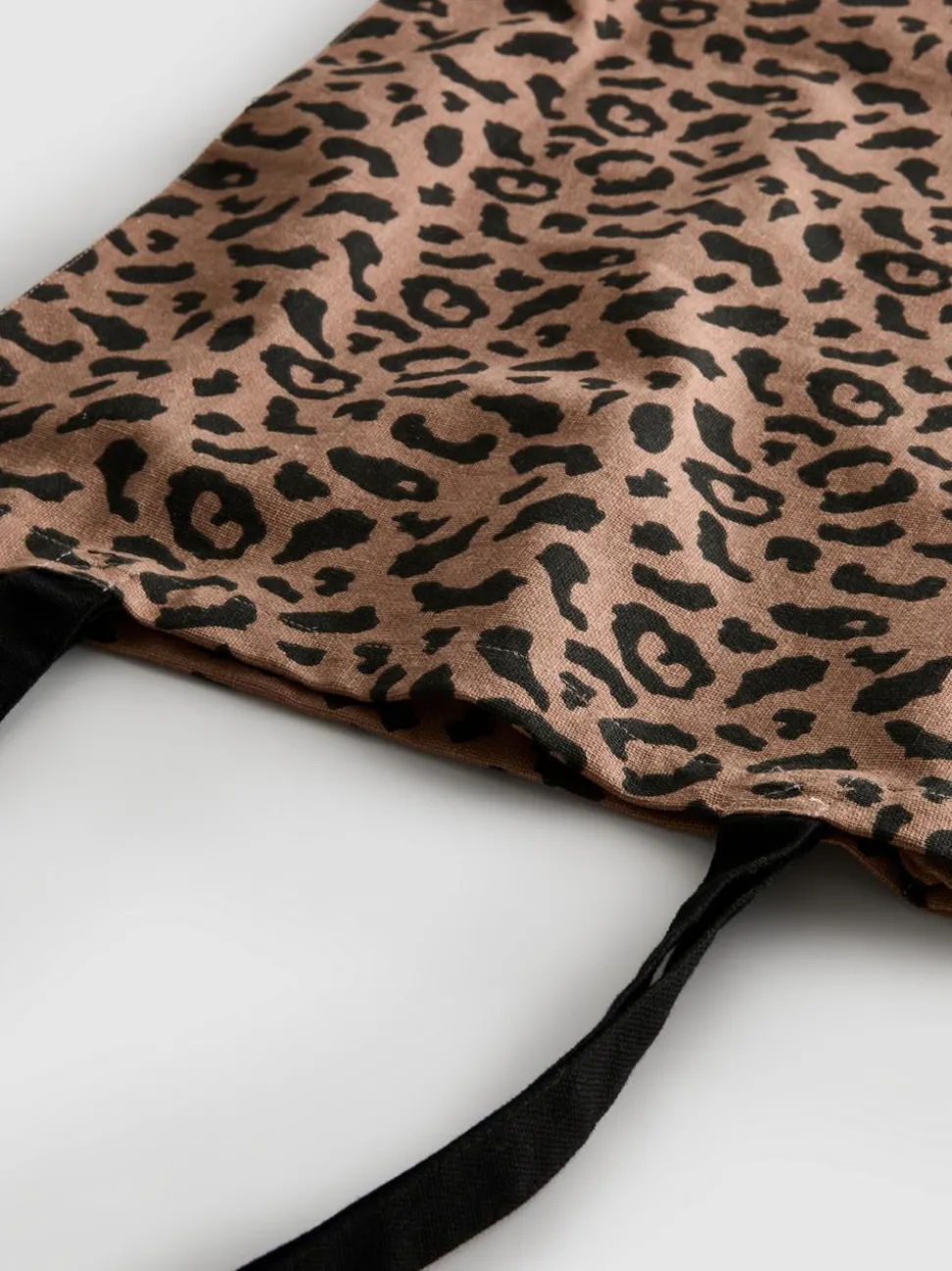 Canvas-Tragetasche mit Leopardenmuster
