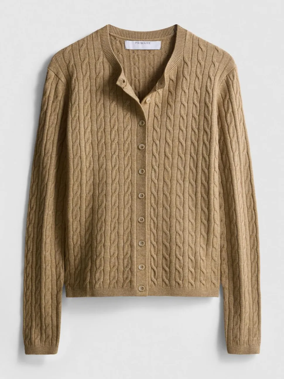 Cardigan mit Zopfmuster