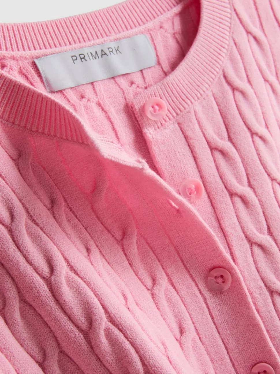 Cardigan mit Zopfmuster