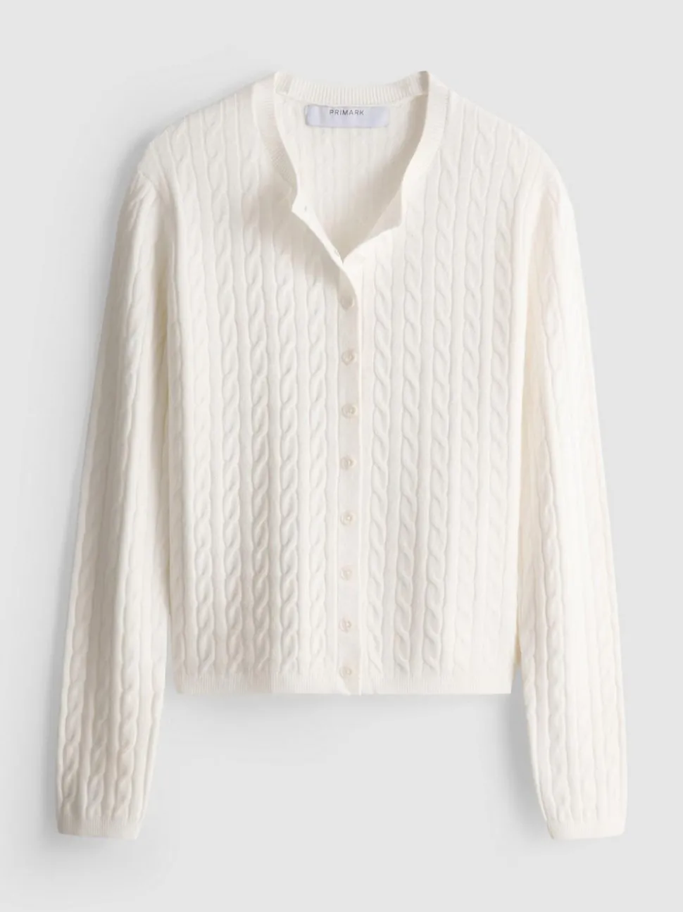 Cardigan mit Zopfmuster