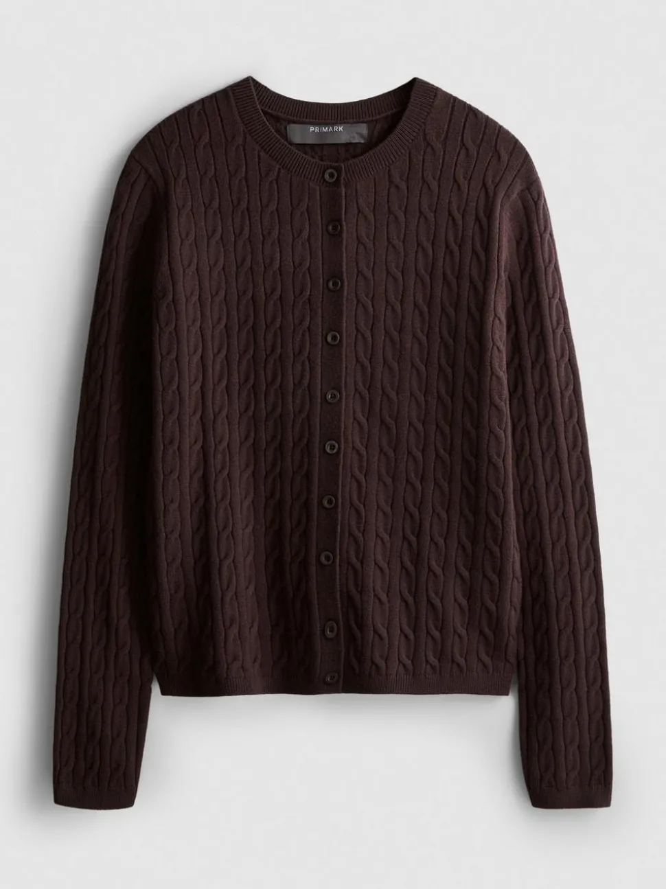Cardigan mit Zopfmuster