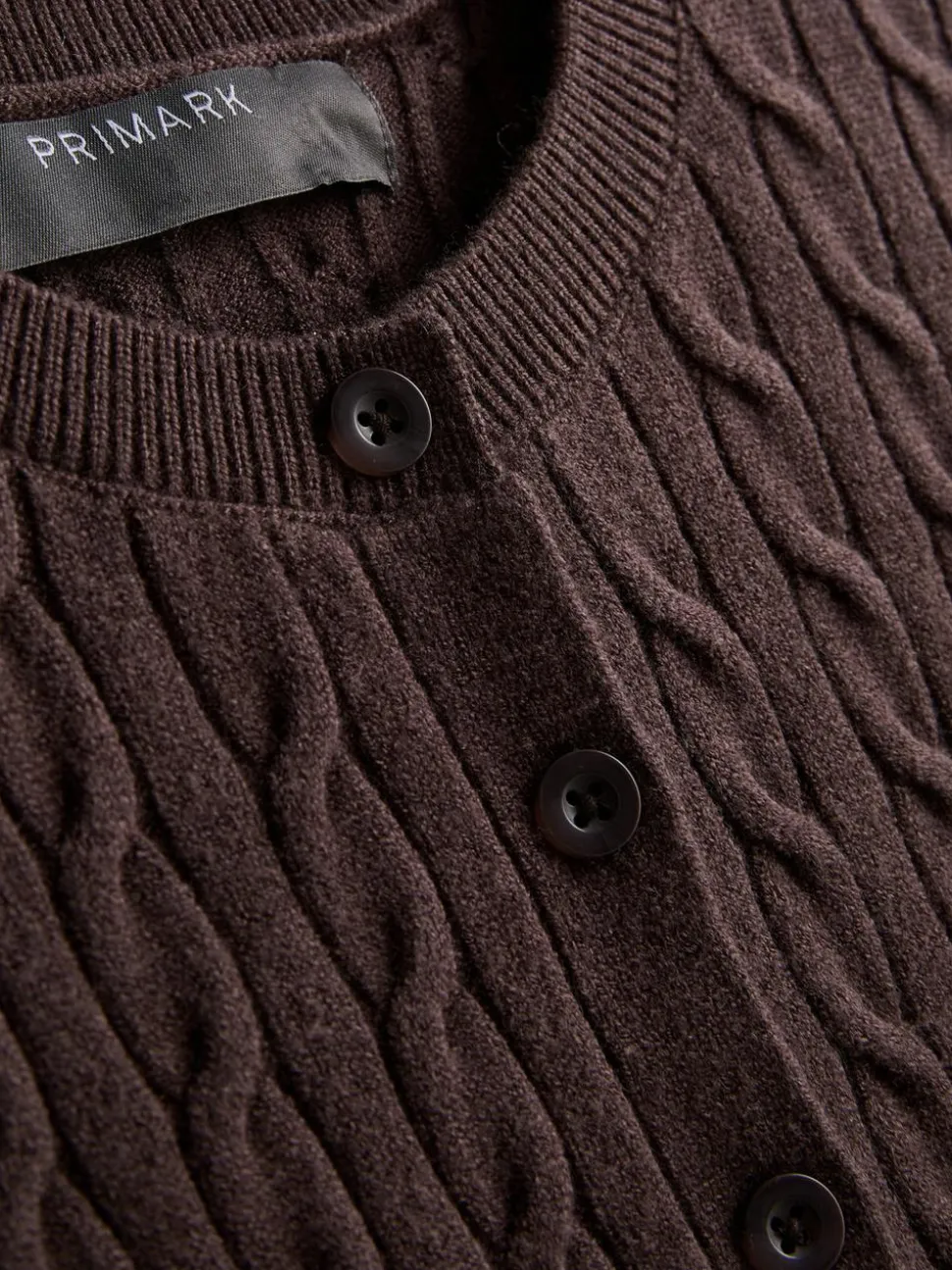 Cardigan mit Zopfmuster
