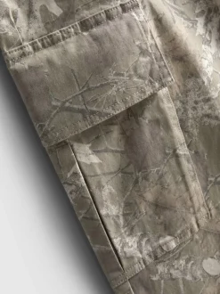 Cargohose in Camouflageoptik