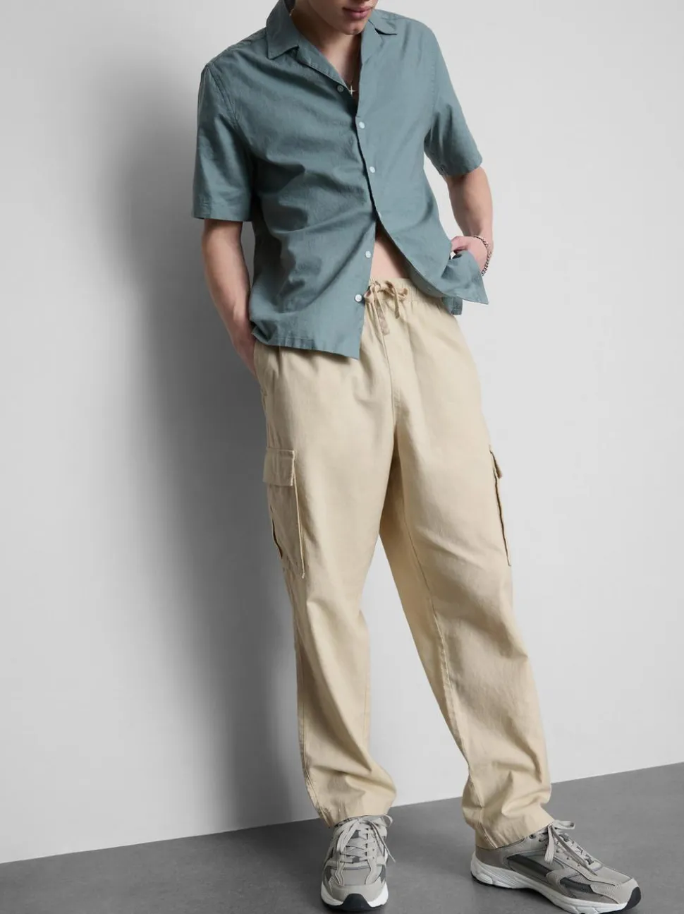 Cargohose mit Kordelzug