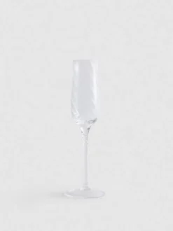 Champagnerglas mit Wirbeldesign