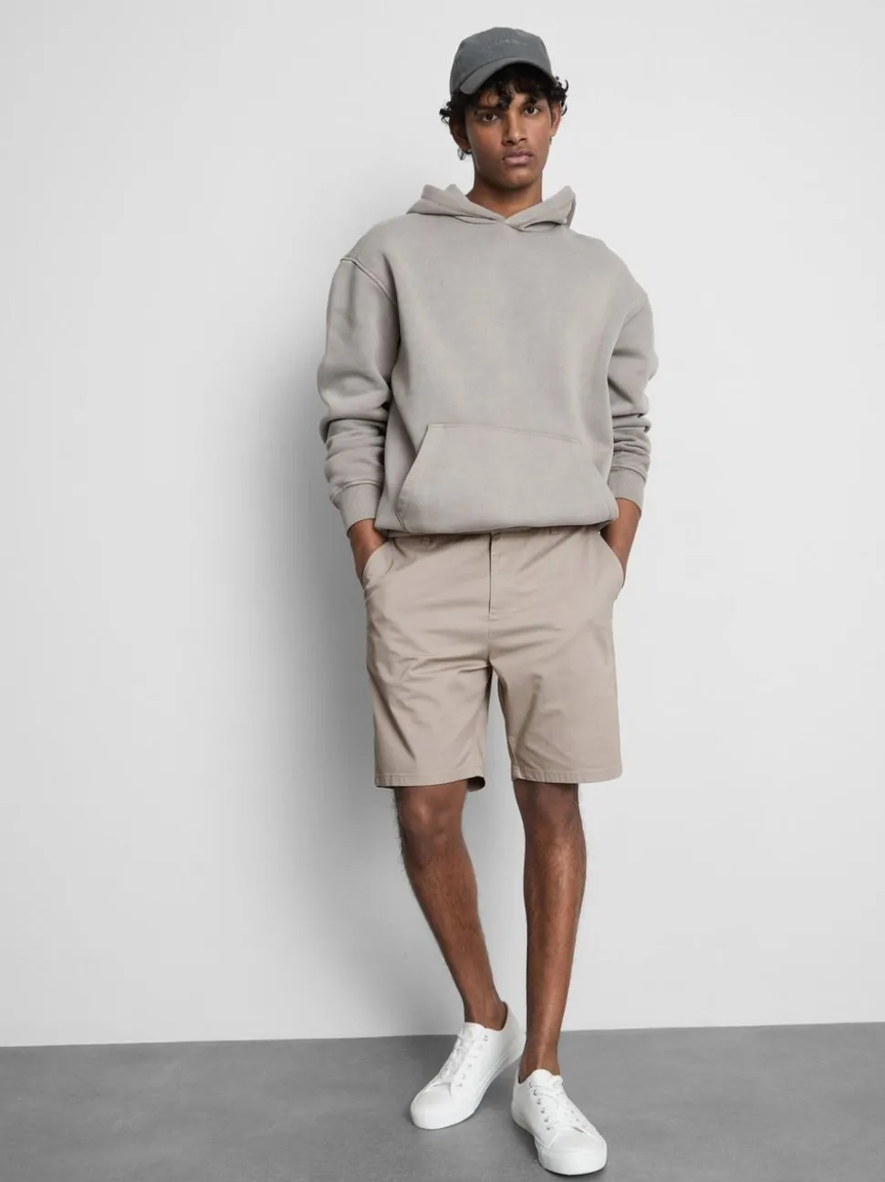 Chinoshorts mit hohem Baumwollanteil