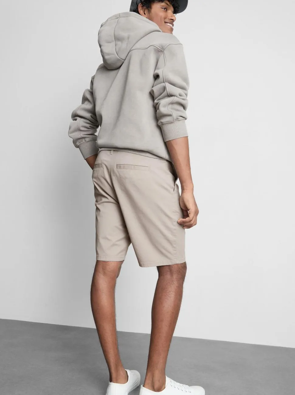 Chinoshorts mit hohem Baumwollanteil