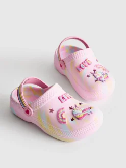 Clogs mit Einhornmotiven