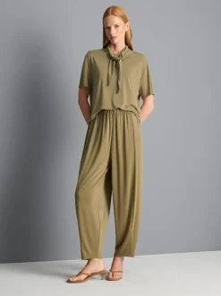 Cocoon-Hose aus Jersey