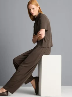Cocoon-Hose aus Jersey