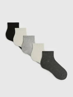 Crew Socken in Viertellänge, 5er-Pack