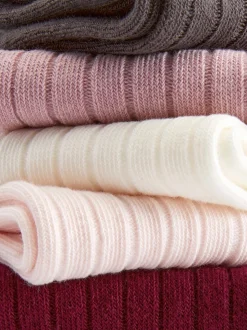 Crew-Socken mit hohem Baumwollanteil in verschiedenen Farben, 5er-Pack