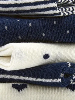 Crew-Socken mit verschiedenen Mustern, 5er-Pack