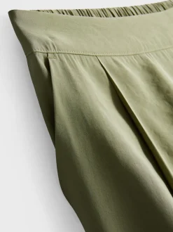 Culotte mit weitem Bein und mittlerer Leibhöhe