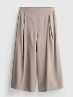Culotte mit weitem Bein und mittlerer Leibhöhe