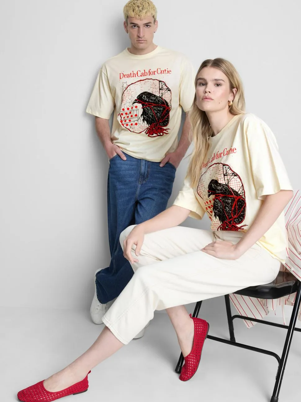 „Death Cab for Cutie“ T-Shirt mit Grafik